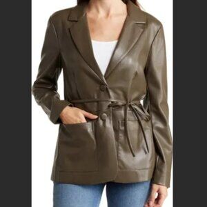 7 For All Mankind Olive Green Blazer